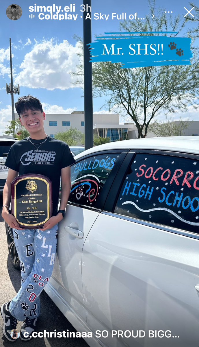 Congratulations son for being named Mr. Socorro High School! 🎉 We are so proud of you 🥰💕 #classof2025 #bulldogpride <a href="/Socorro_HS1/">Ignacio Estorga, Ed.D</a> <a href="/simqly_eli/">Elias Rangel</a>
