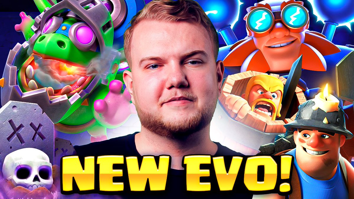 TOP 3 BEST NEW EVOLUTION DECKS IN CLASH ROYALE!
youtu.be/CvaqeSRVF1s?fe…
