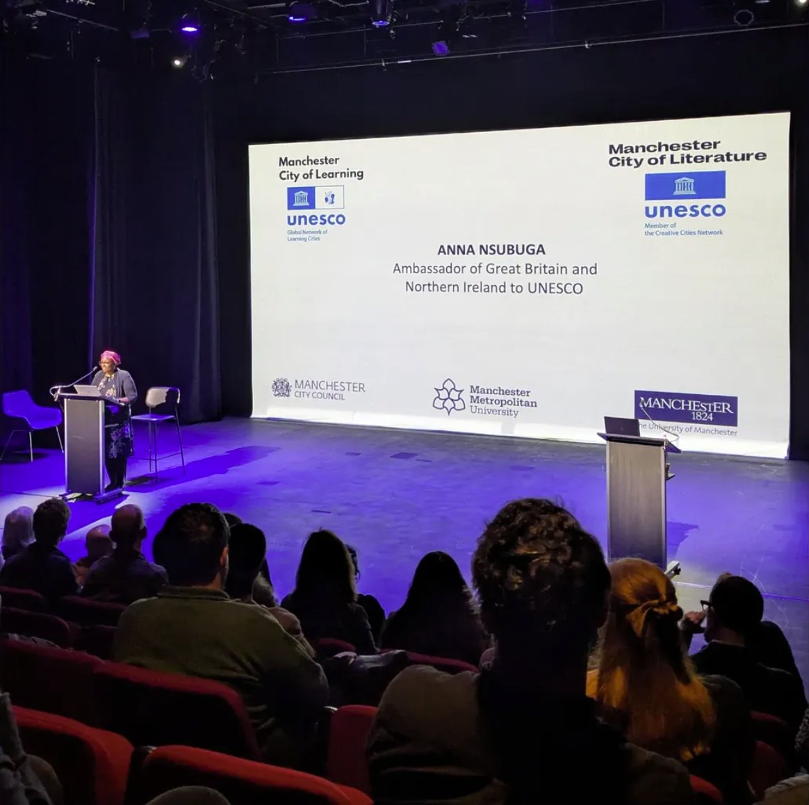 UNESCO UK (@unescouk) on Twitter photo Wonderful to see Anna Nsubuga <a href="/UKAmbUNESCO/">Anna Nsubuga - UK Ambassador to UNESCO</a> and many other <a href="/UNESCO/">UNESCO 🏛️ #Education #Sciences #Culture 🇺🇳</a> Cities of Literature participating in this year's inspiring Manchester Festival of Libraries, co-organised by <a href="/MCRCityofLit/">Manchester City of Literature</a> 👏📔📝 Wonderful to see Anna Nsubuga <a href="/UKAmbUNESCO/">Anna Nsubuga - UK Ambassador to UNESCO</a> and many other <a href="/UNESCO/">UNESCO 🏛️ #Education #Sciences #Culture 🇺🇳</a> Cities of Literature participating in this year's inspiring Manchester Festival of Libraries, co-organised by <a href="/MCRCityofLit/">Manchester City of Literature</a> 👏📔📝
