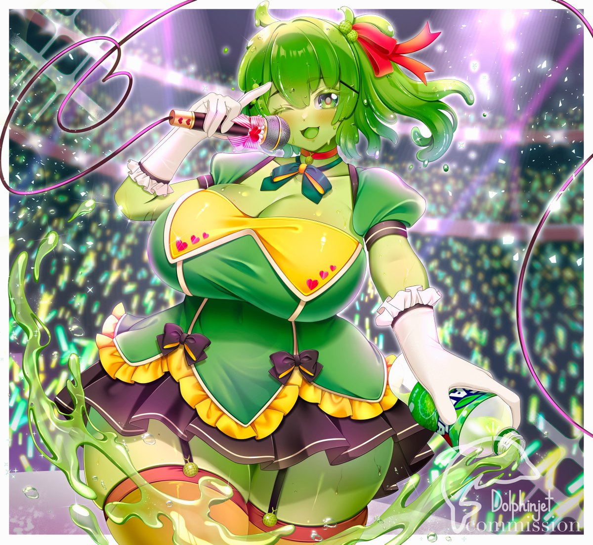 dolphin_jet's tweet image. Melon fanta girl comm💚

#commissionsopen #Commission