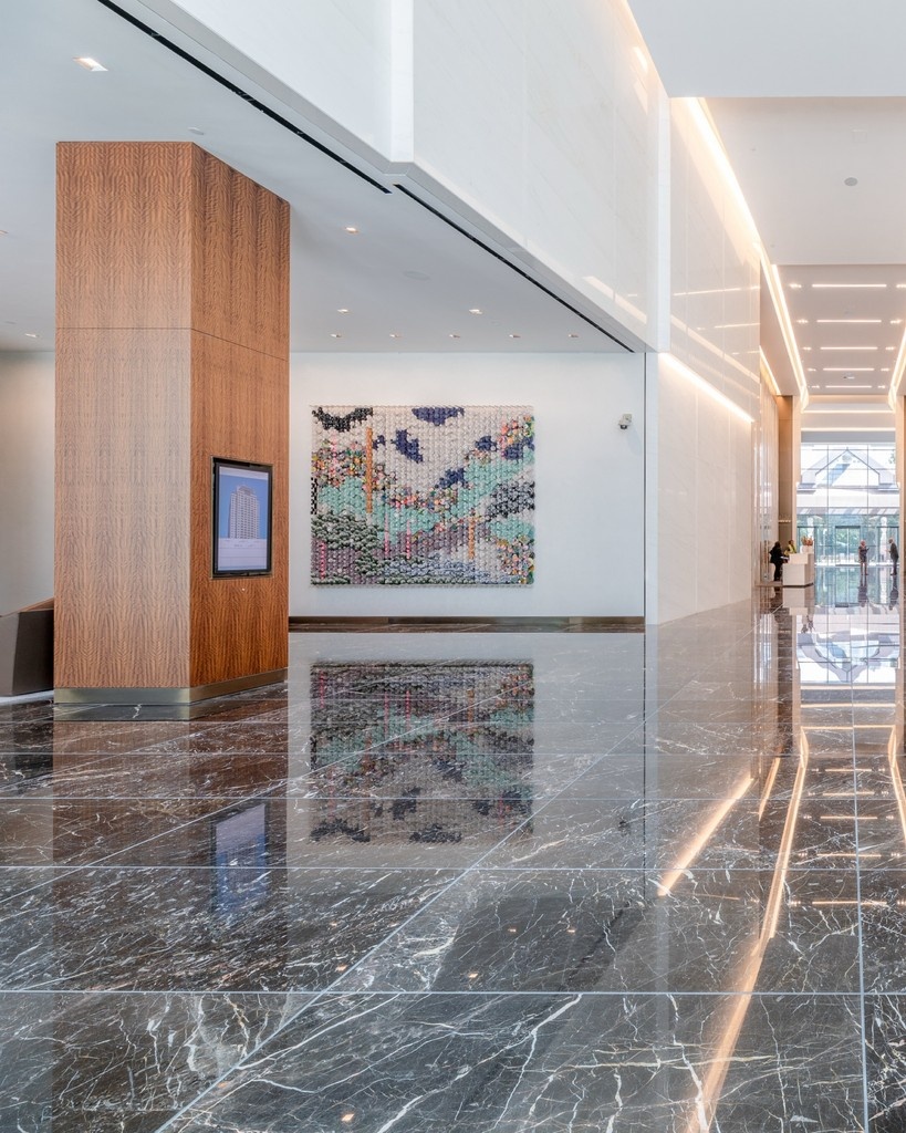 Two more spectacular works from this engaging corporate collection 💫

Jacob Hashimoto
All of Our Tumbled Memories Momentarily Forgotten in the Numinous Celestial Garden, 2019
On the Fate of All Stars, 2019
Both works: wood, acrylic, bamboo, paper, and Dacron