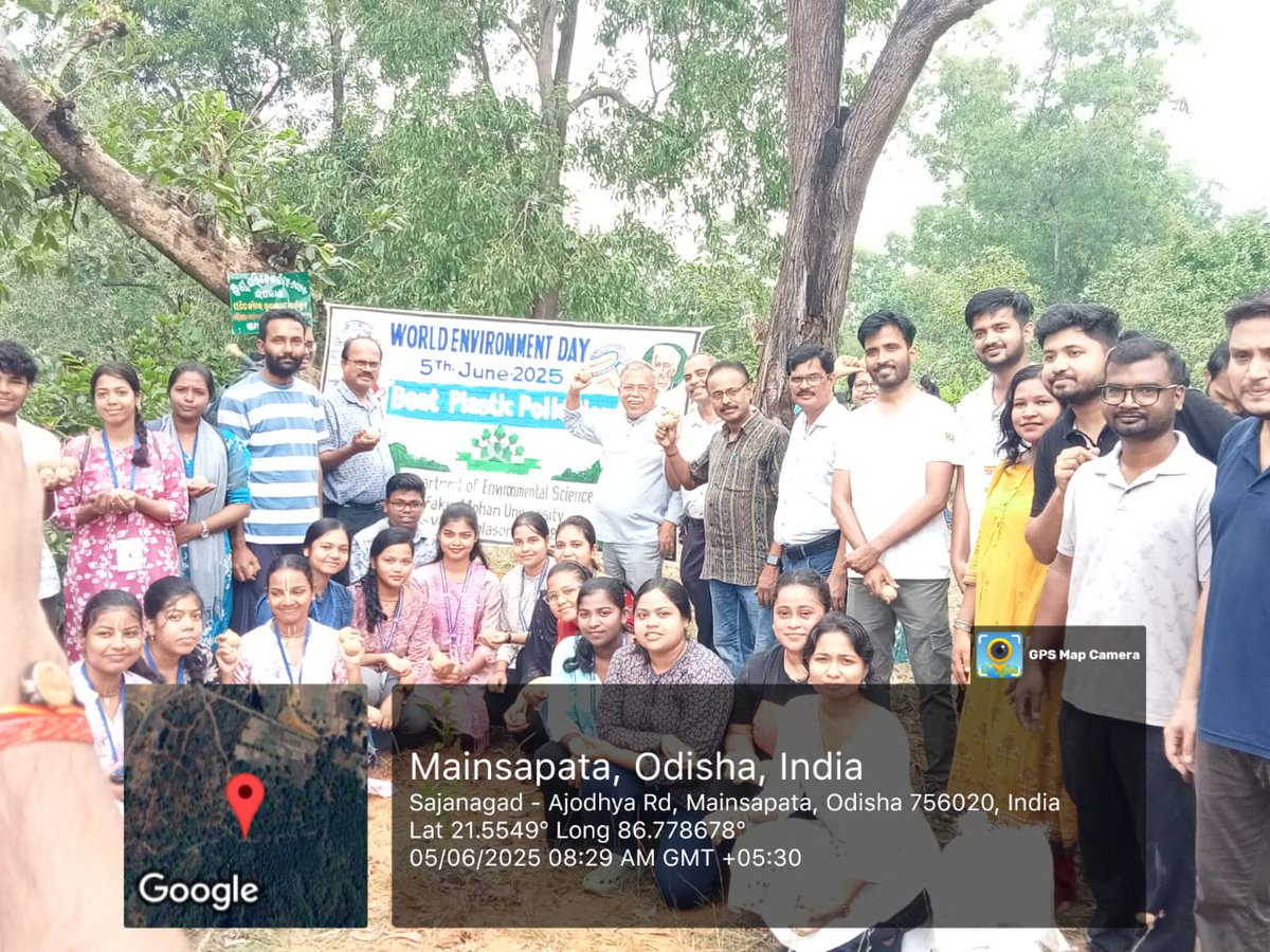 World Environment Day was celebrated at Fakir Mohan University with 450 students &amp; staff. Seed beds enriched with compost and soil were strategically placed in barren lands near foothills on Machhua village. 
<a href="/GovernorOdisha/">Governor Odisha</a> <a href="/DHE_Odisha/">Higher Education Department, Govt. of Odisha 🇮🇳</a> <a href="/dpradhanbjp/">Dharmendra Pradhan</a> <a href="/suryabanshibjp/">Suryabanshi Suraj</a> <a href="/CMO_Odisha/">CMO Odisha</a>