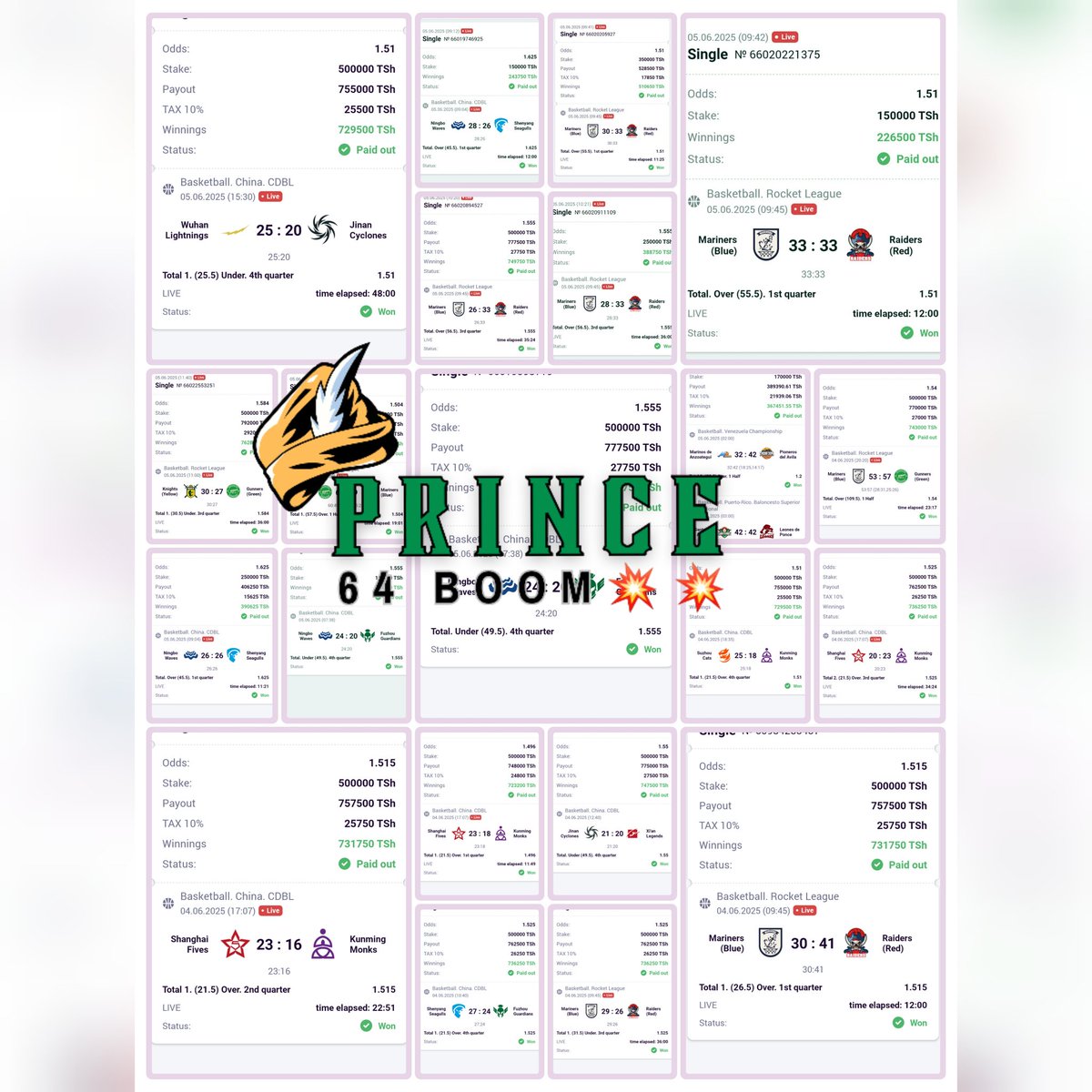 PRINCE 64 TIPS BOOMðð¹ð¿ (@longshooter64) on Twitter photo ‵ïžðHII NI RIPOTI YA SIKU 4 TU NDANI YA GROUP LANGU..
‵ïžNight shift odds 2x2 Boomð¥â
‵ïžInplay total slip 39 Boomð¥â
‵ïž
Totall won slip 41â
ð¥ð¥ð¥
ð»Kujoin link kwenye bio na comment group ni bure..
<a href="/batistatips/">BATISTA TIPSð¡</a> <a href="/B3tPr0/">BetPro Tips</a> <a href="/Thebig_07/">One Ghetto Child Tips</a> <a href="/rockstar_47bro/">ð¥ðŒð°ðžððð®ð¿âšïž</a> <a href="/ChopaWang/">ÃhÞpër</a> <a href="/Mzungu_pori1/">MZUNGU PORIðª</a> ‵ïžðHII NI RIPOTI YA SIKU 4 TU NDANI YA GROUP LANGU..
‵ïžNight shift odds 2x2 Boomð¥â
‵ïžInplay total slip 39 Boomð¥â
‵ïž
Totall won slip 41â
ð¥ð¥ð¥
ð»Kujoin link kwenye bio na comment group ni bure..
<a href="/batistatips/">BATISTA TIPSð¡</a> <a href="/B3tPr0/">BetPro Tips</a> <a href="/Thebig_07/">One Ghetto Child Tips</a> <a href="/rockstar_47bro/">ð¥ðŒð°ðžððð®ð¿âšïž</a> <a href="/ChopaWang/">ÃhÞpër</a> <a href="/Mzungu_pori1/">MZUNGU PORIðª</a>