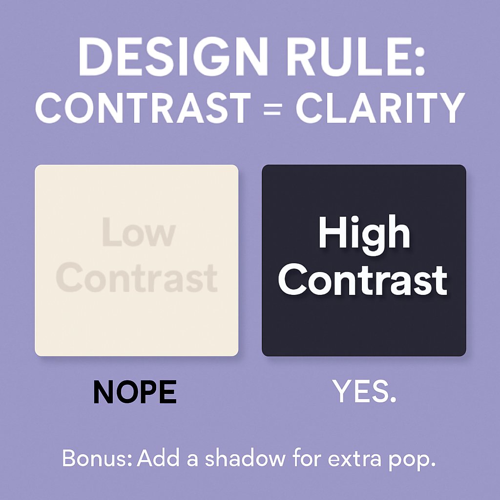 Visionladss's tweet image. One small tweak = a BIG difference.
Follow VisionLads for more no-fluff design tips.
#VisionLads #DesignBasics #canvatips