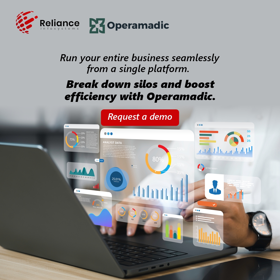 RelianceInfoSys's tweet image. Empower your team with Operamadic—a unified platform for HR, finance, inventory, and customer relations. Streamline operations and enhance collaboration without high costs. Schedule a demo here reliance.systems/contact-us/ #EnterpriseResourcePlanning