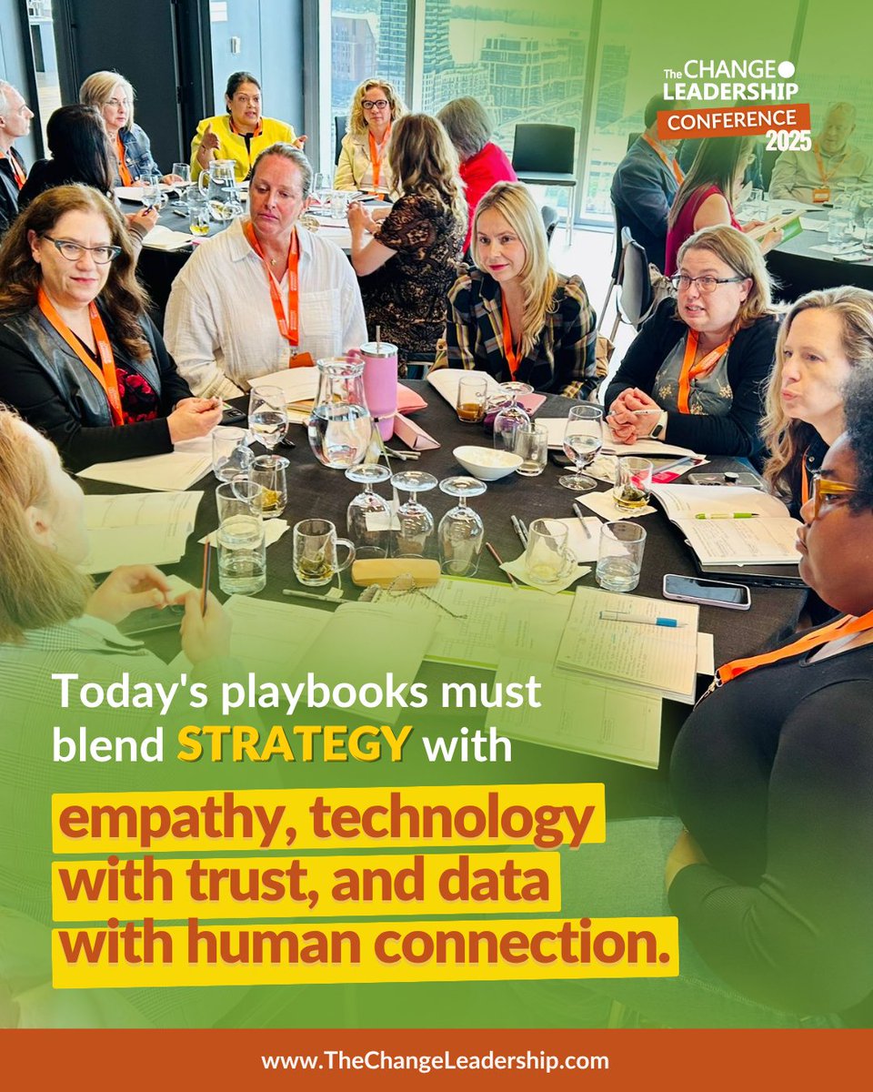 With every session, one thing became clear: building your playbook means finding the balance between the head and the heart because, today, blending strategy with empathy, technology with trust, and data with human connection is the core of leadership.