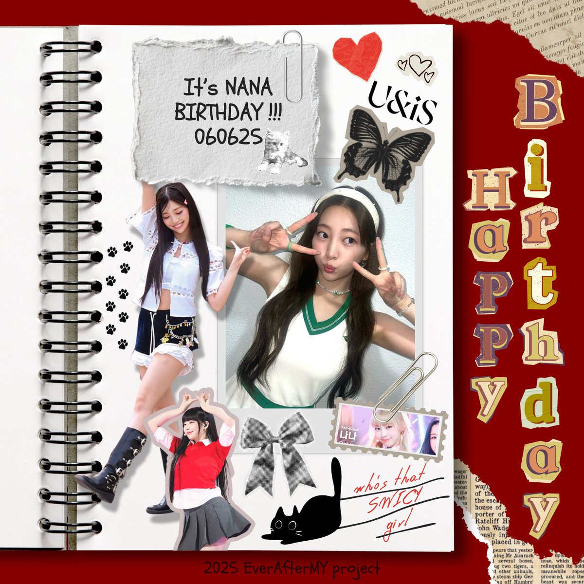 EverAfterMY's tweet photo. Happy birthday UNIS NyanNyan💕
It's Nana Birthday !! Selamat Hari Lahir Nana 🤍 from Malaysia EverAfter
#UNIS #유니스 #NANA #나나 #EverAfterMY https://t.co/3HqilLwCpR