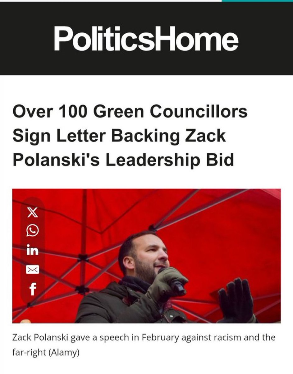Labour4HS2 (@labour4hs2) on Twitter photo Wow. 100 Green Party councillors have now publically endorsed <a href="/ZackPolanski/">Zack Polanski</a> in an open letter. And we're just getting started!
✍🏽 If you're a councillor and you'd like to sign and join the campaign - link and full article below!
#BackZack Wow. 100 Green Party councillors have now publically endorsed <a href="/ZackPolanski/">Zack Polanski</a> in an open letter. And we're just getting started!
✍🏽 If you're a councillor and you'd like to sign and join the campaign - link and full article below!
#BackZack