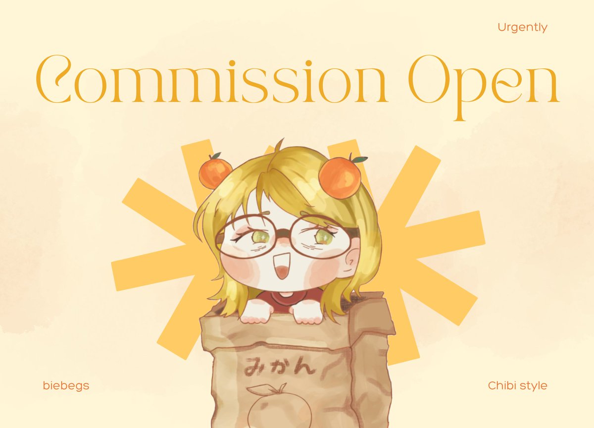 ヾBie 🍊 Comms Open`☆ tweet media