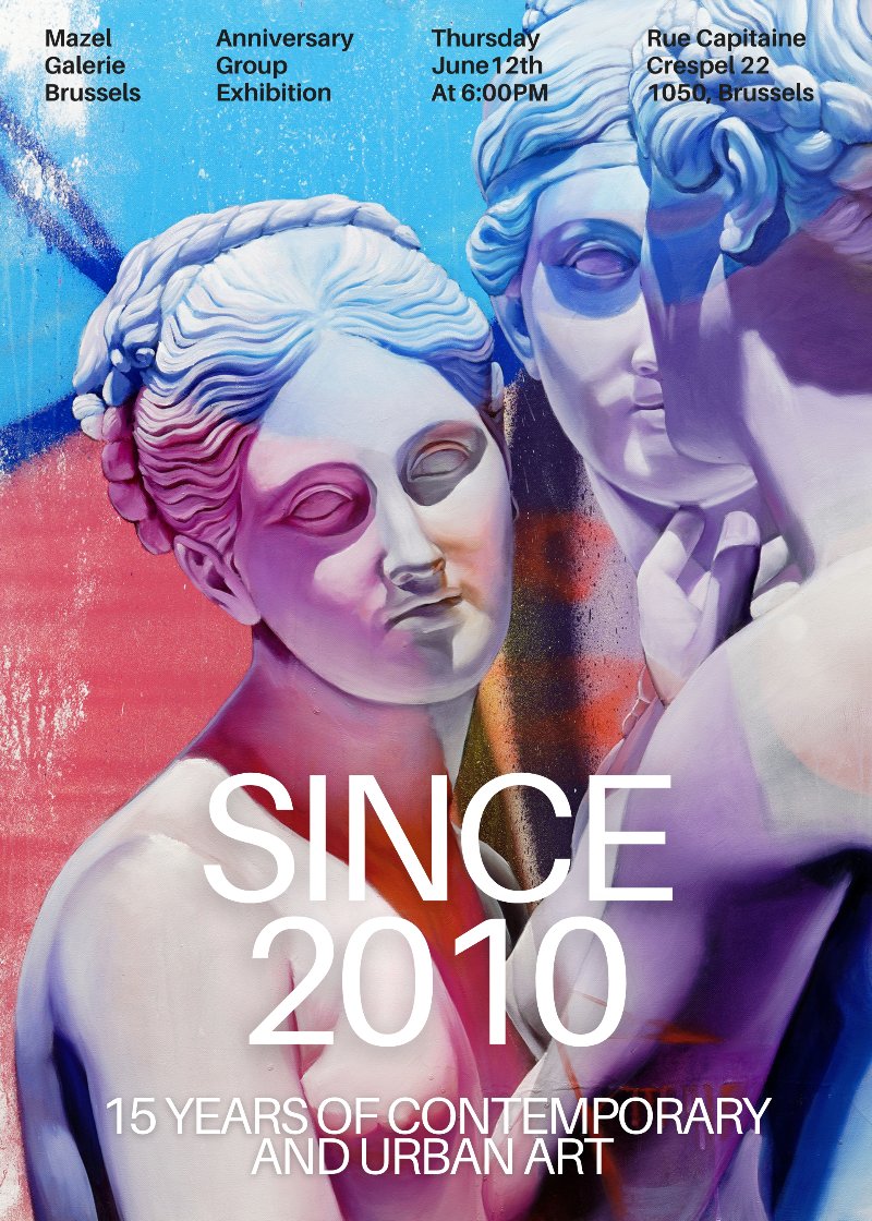 See you next week ! "Since 2010" Anniversary Group Exhibition - Thursday June 12th at 6PM - mailchi.mp/mazelgalerie/s…