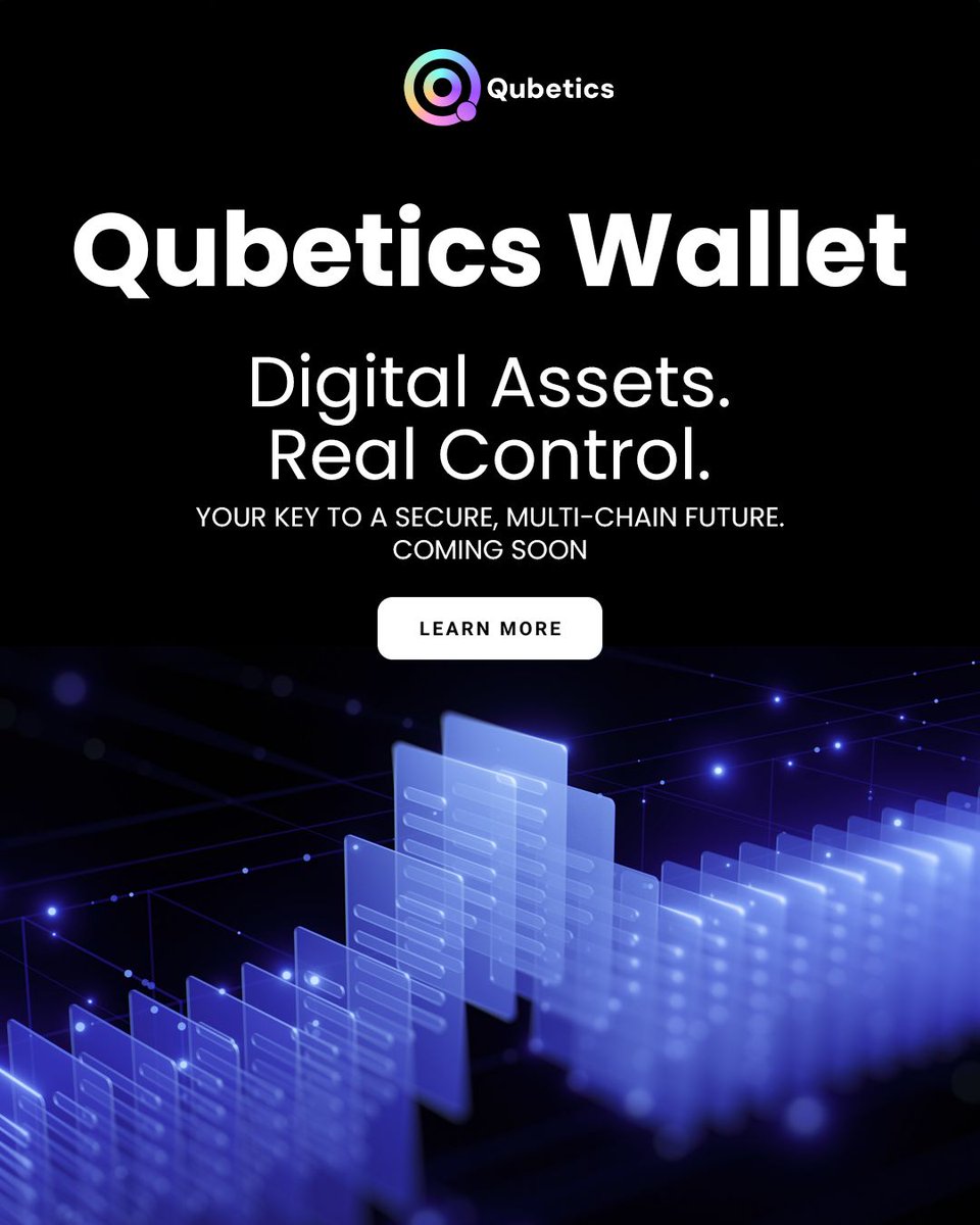 Empower Your Digital Assets with Qubetics Wallet
Discover a seamless, multi-chain ecosystem that puts you in full control of your assets. Security. Simplicity. Real Ownership. 

Coming soon 

Public Sale is Live - buy.qubetics.com