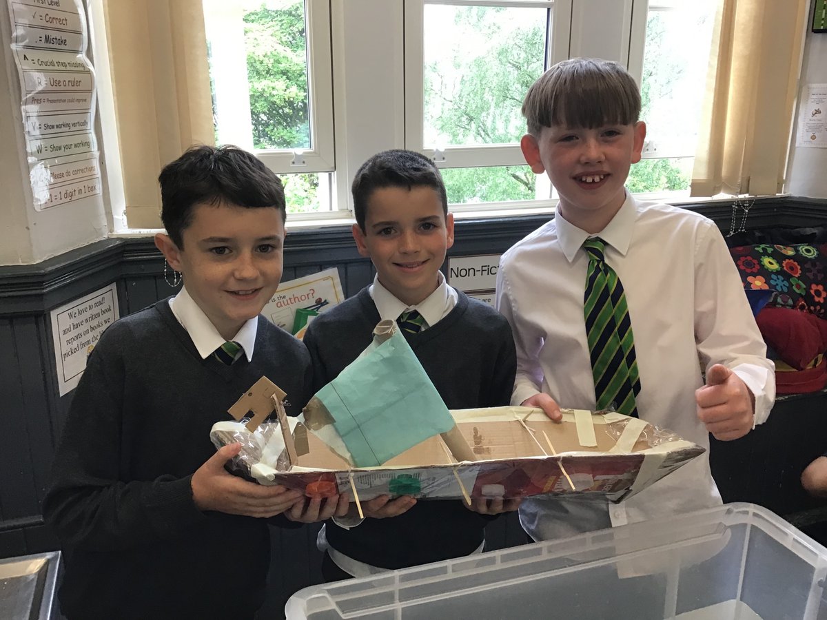 P6 have been learning about The Vikings.  Through STEM (and using our meta-skills) we designed and made our own Viking Longship.  Our longship had to float, be waterproof and hold some weight (marbles) - what a great job we did!