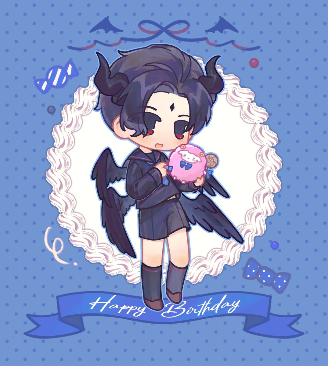 🥳🎂💙🎊
#ObeyMe #ObeyMeBD #HappyBirthdayLucifer #Obeymelucifer