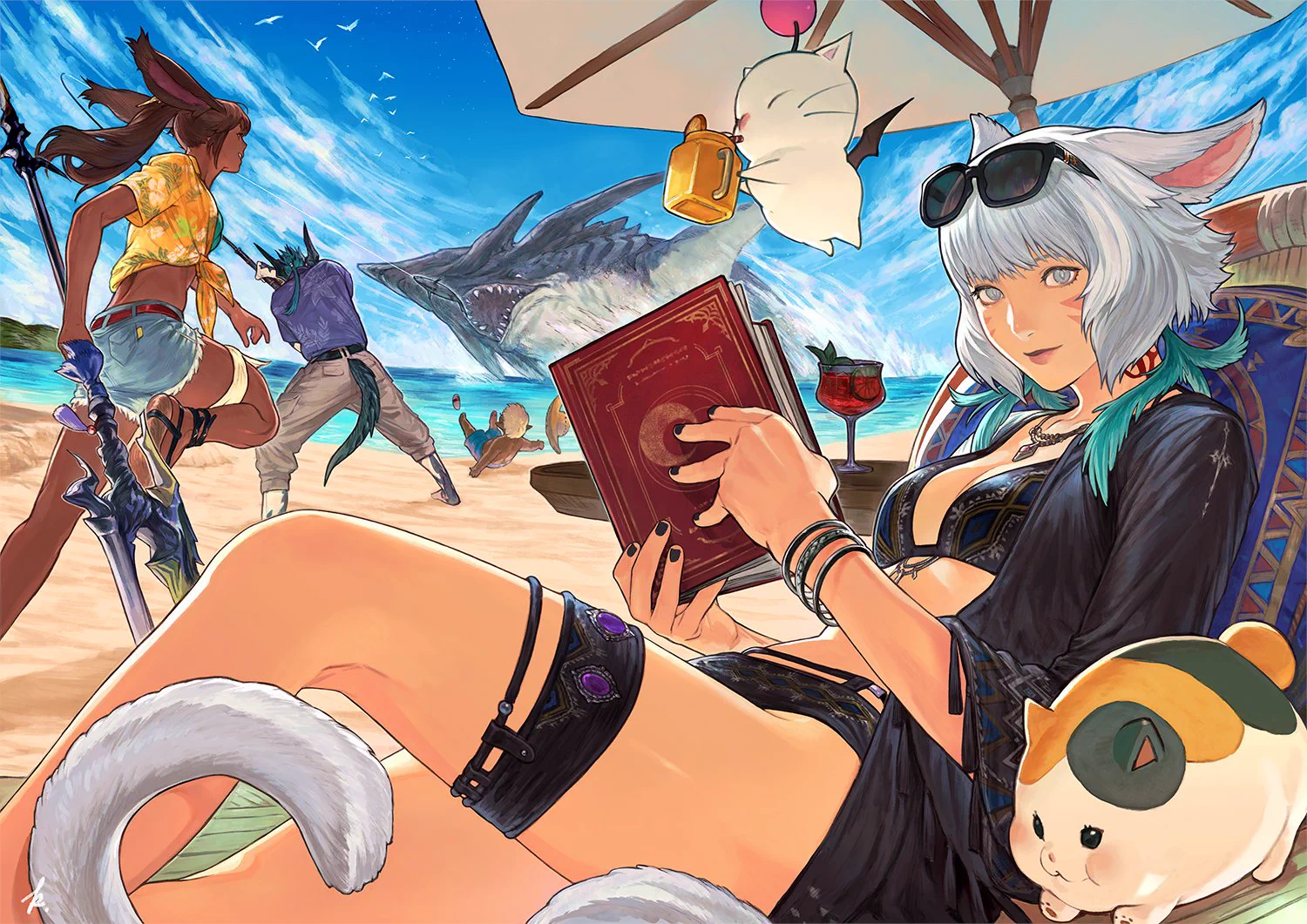 natsu さん　sea of rose アート FINAL FANTASY XIV on X: 