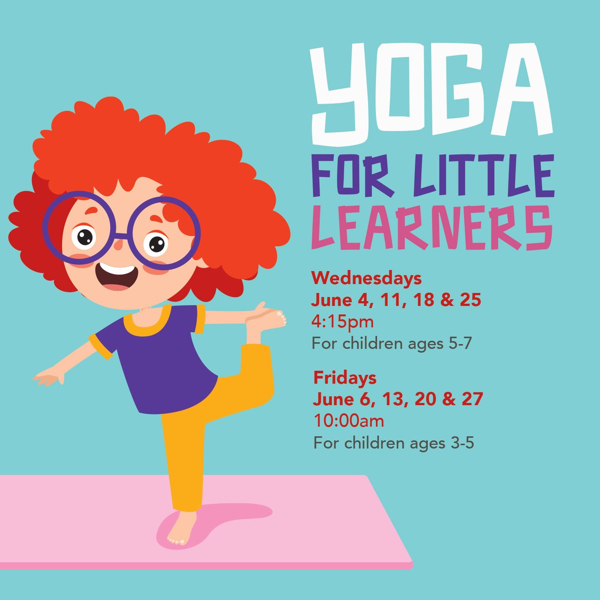 HenHudLibrary's tweet image. Yoga mats will be provided or feel free to bring your own! Registration is required. Register for one, some or all sessions via our website!

#yoga #yogaforlittlelearners #childrensprogram #hhfl #librariesrock