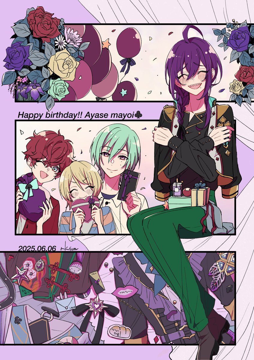 #礼瀬マヨイ誕生祭2025
今年もお誕生日おめでとう♣️💐🎂