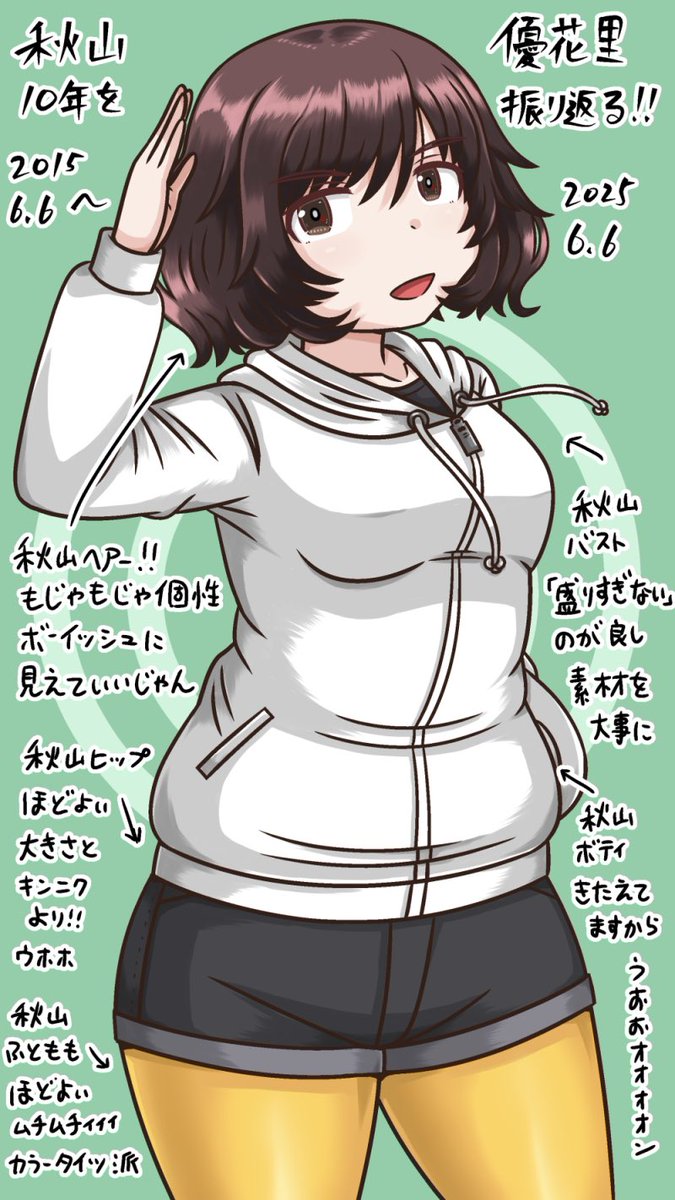 秋山優花里生誕絵を描き続けて10年になりました!
㊗️!秋山殿!
思えば長い旅でした
これまでの10年を自分なりに振り返りますのでよろしければご覧ください
#秋山優花里生誕祭2025 