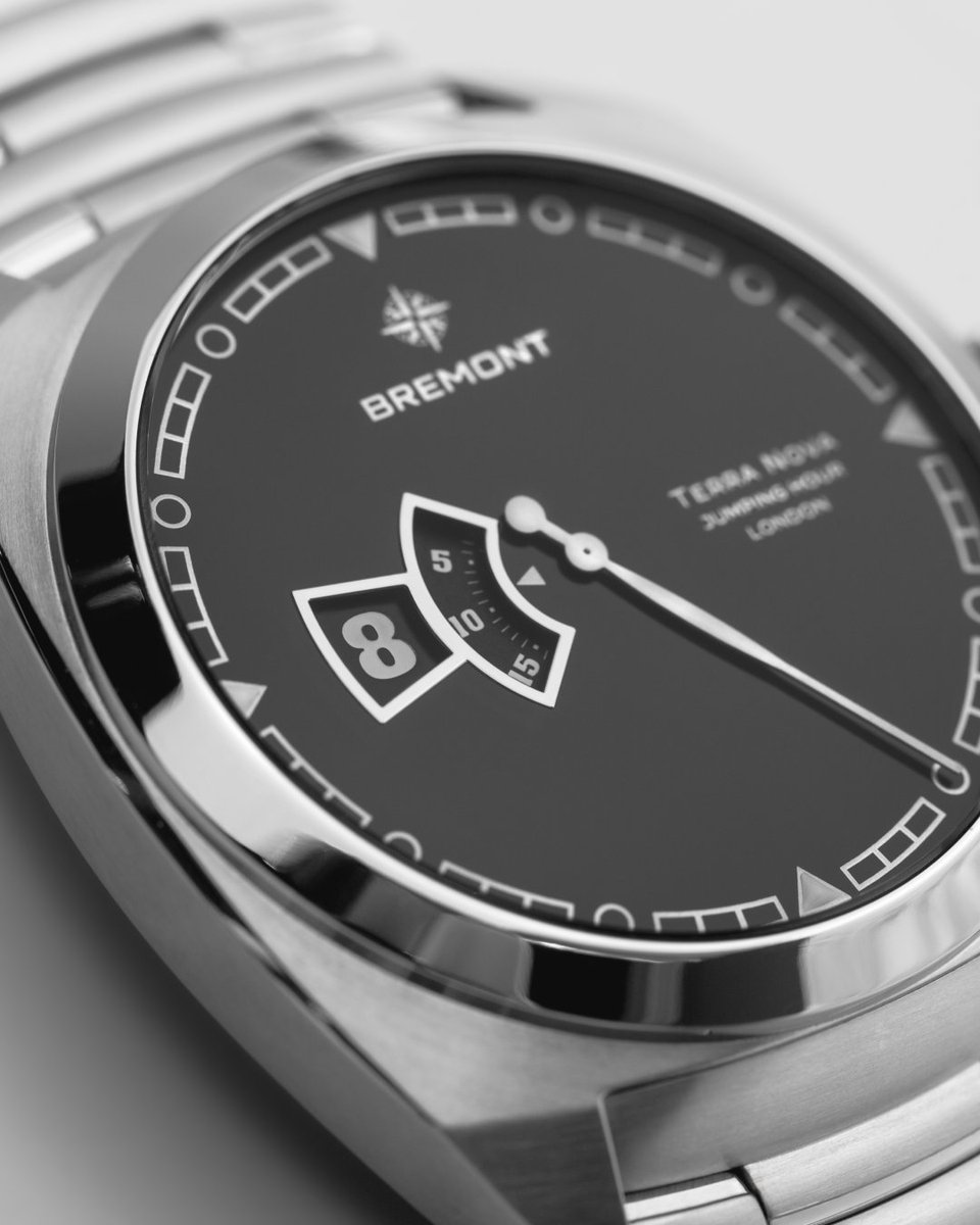 The new Terra Nova Jumping Hour pairs bold innovation with refined minimalism. With its black gloss dial, polished 904L steel, and exclusive Calibre BC634 movement, this is field watch engineering redefined.

Explore Terra Nova now at Bremont.com
#BremontJumpingHour