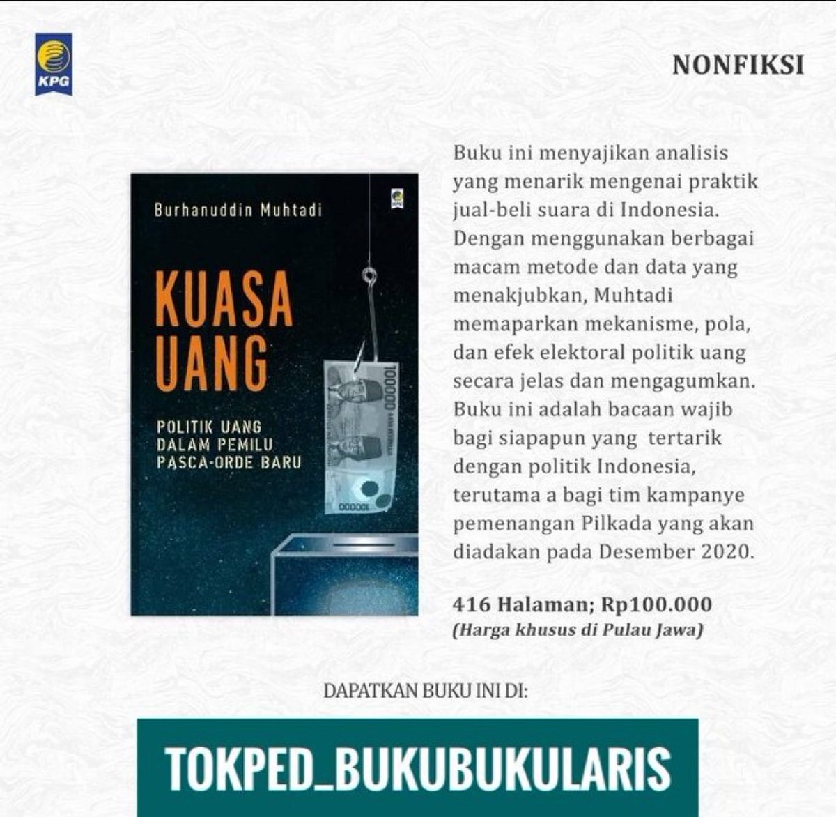 Jika Timnas menang lawan China, Mimin bagi gratis 3 buku ini ke follower secara acak. Syaratnya harus repost dan like twit ini 😊 Jika disertai tebakan skor yg benar peluang dapat buku makin besar