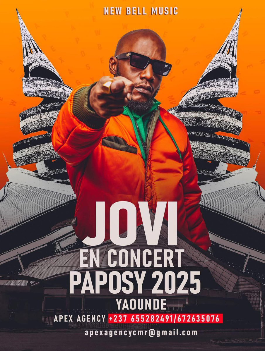JOVI EN CONCERT #PAPOSY #2025FEST
<a href="/newbellmusic/">New Bell Music</a>
<a href="/ApexAgencyCmr/">Apex Agency</a>
NEW BELL MUSIC