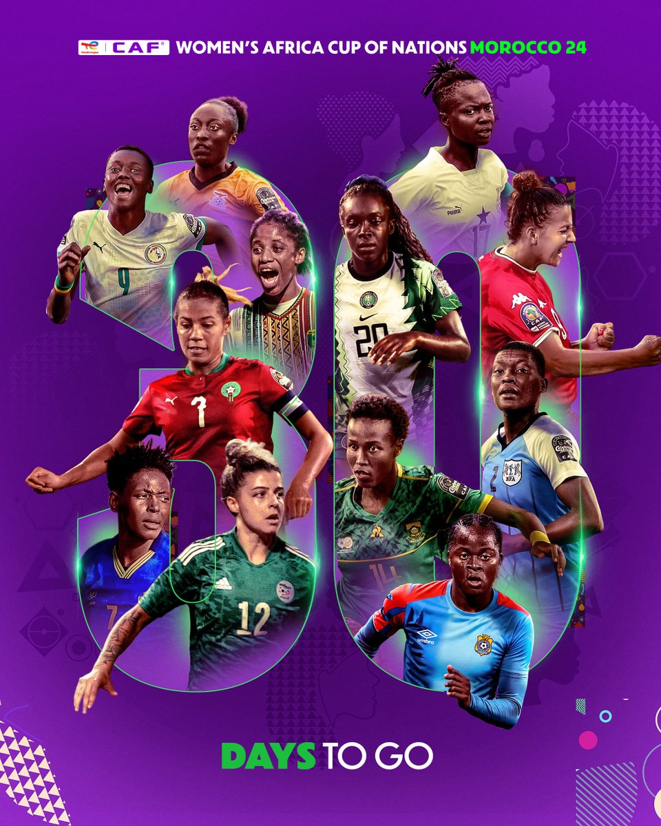 The clock is ticking loud. ⏱️

One month countdown starts today! 🤩⏳

#TotalEnergiesWAFCON2024
