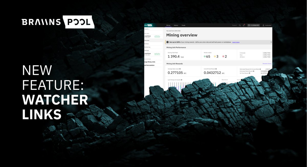 View-only access to Braiins Pool is here!

You can now generate a secure link to your pool dashboard, no login required.

✅Share real-time stats with partners, clients, or team members
✅Track performance without sharing credentials
✅ Read-only access, fully secure

Built for
