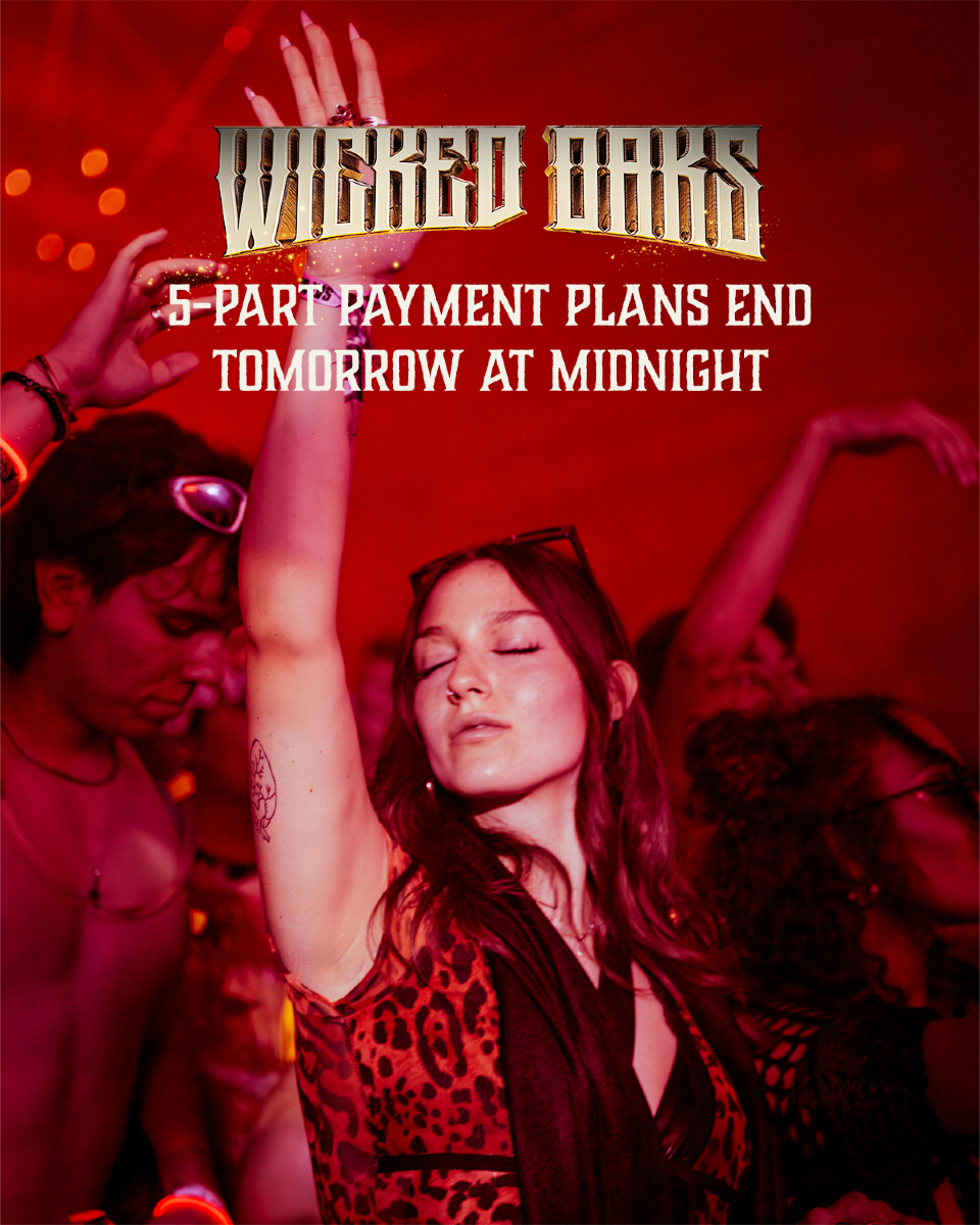 wickedoaksfest's tweet photo. Just a reminder! 🌿 5-Part payment plans disappear TOMORROW, 6/6 at midnight! ✨ Claim your spot in the realm with a deposit as low as $26 and split the rest in 4 easy payments. 

Answer the summoning → https://t.co/uHQZzC1BCw 🪾 https://t.co/HRKZ4LvRXB