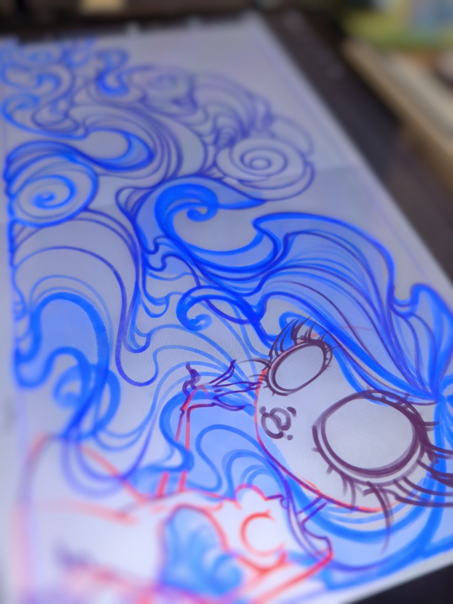 .. I'm drawing a little bit again ..