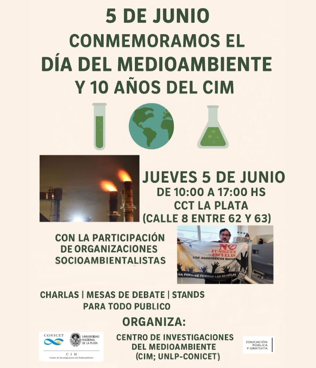 Alicia Castro (@aliciacastroar) on Twitter photo En el #DiaMundialDelMedioAmbiente celebramos los progresos de los científicos del <a href="/CONICETDialoga/">CONICET Dialoga</a> y recordamos con amor y respeto a Damian Marino, el más entregado, comprometido y radicalizado de los ambientalistas que he conocido, cuyos descubrimientos sobre la contaminación En el #DiaMundialDelMedioAmbiente celebramos los progresos de los científicos del <a href="/CONICETDialoga/">CONICET Dialoga</a> y recordamos con amor y respeto a Damian Marino, el más entregado, comprometido y radicalizado de los ambientalistas que he conocido, cuyos descubrimientos sobre la contaminación