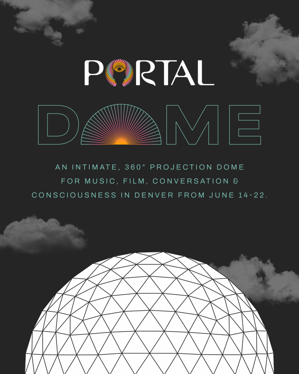 We invite you to the Sacred Coffee Party in the Portal Dome pop-up Sun, 6/15✨This is an immersive experience with Quadraphonic Funktion-One sound + 360° visuals projected throughout, guided meditation, and closes with sets from @SachaRobotti &amp; Que🔮Tix: socialXPRMNT.com