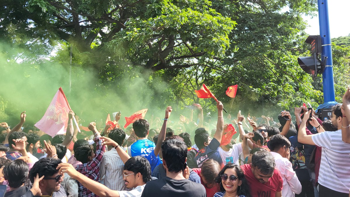 I got pushed from behind and fell, but managed to get up and leave for home as things got really bad—way worse than I expected.