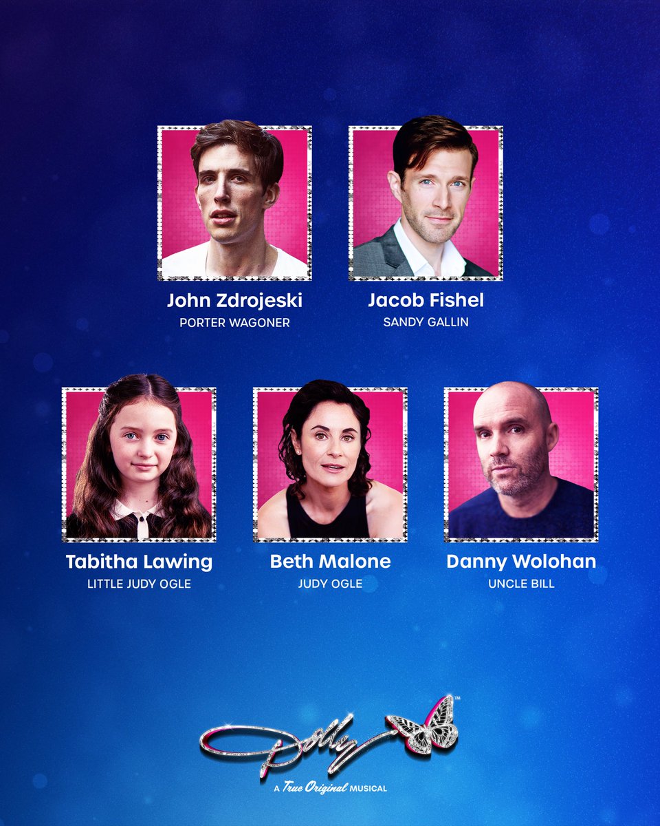 dolly_musical's tweet image. Meet the powerhouse group of performers bringing DOLLY: A True Original Musical to the stage✨🦋 Don't miss the world premiere in Nashville starting on July 18th - August 31st. Get your tickets at the link in bio.
