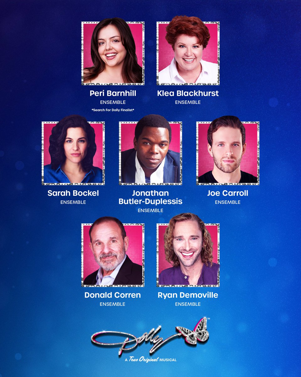 dolly_musical's tweet image. Meet the powerhouse group of performers bringing DOLLY: A True Original Musical to the stage✨🦋 Don't miss the world premiere in Nashville starting on July 18th - August 31st. Get your tickets at the link in bio.