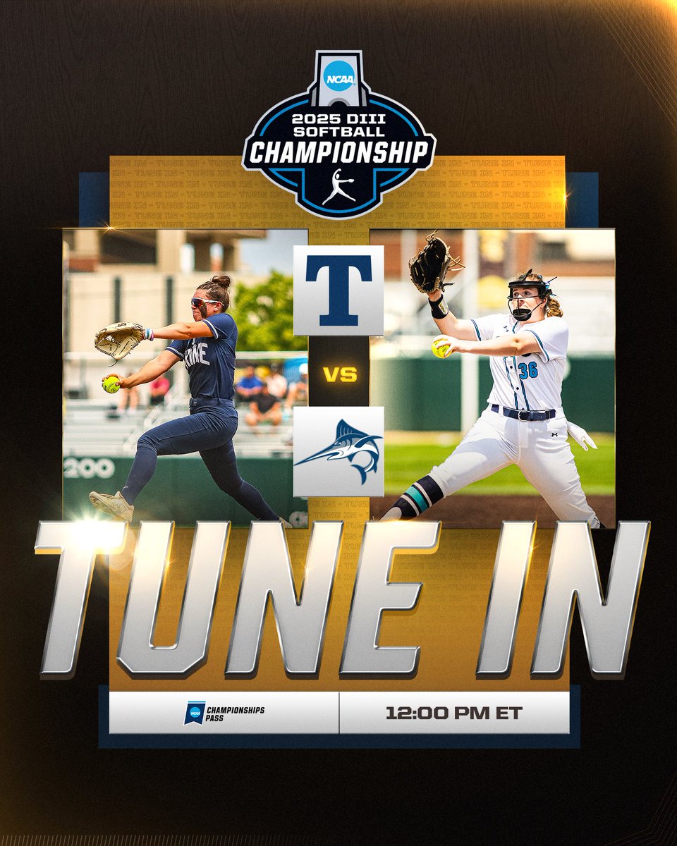 NCAADIII's tweet image. โผ๏ธ TUNE IN โผ๏ธ
CHAMP SERIES GAME 2๏ธโฃ
@TrineAthletics
๐
@vwu_marlins
๐บ๐ on.ncaa.com/D3SBCSG2
#WhyD3 | #D3SB