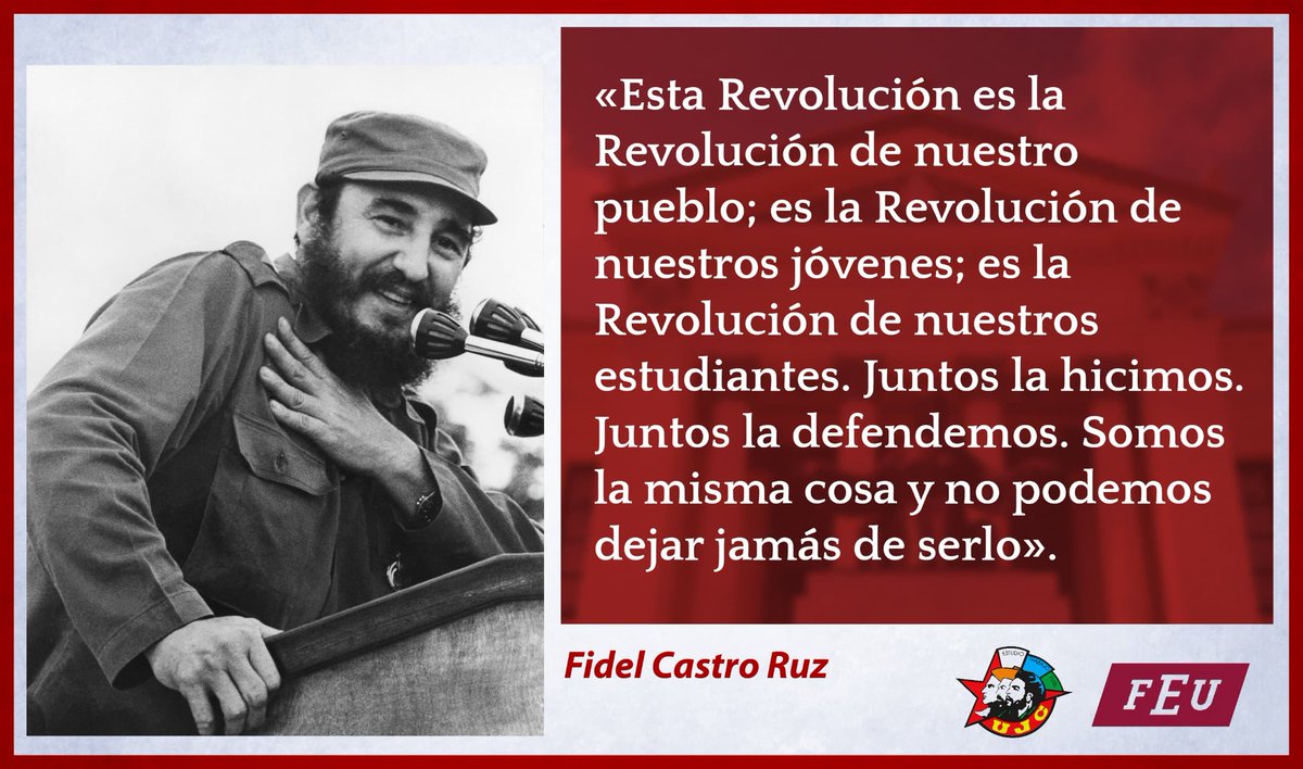 #UnidosXCuba porque #CubaVencerá
#SanctiSpíritusEnMarcha 
#FidelPorSiempre 
<a href="/emcos18/">emcos</a>.
