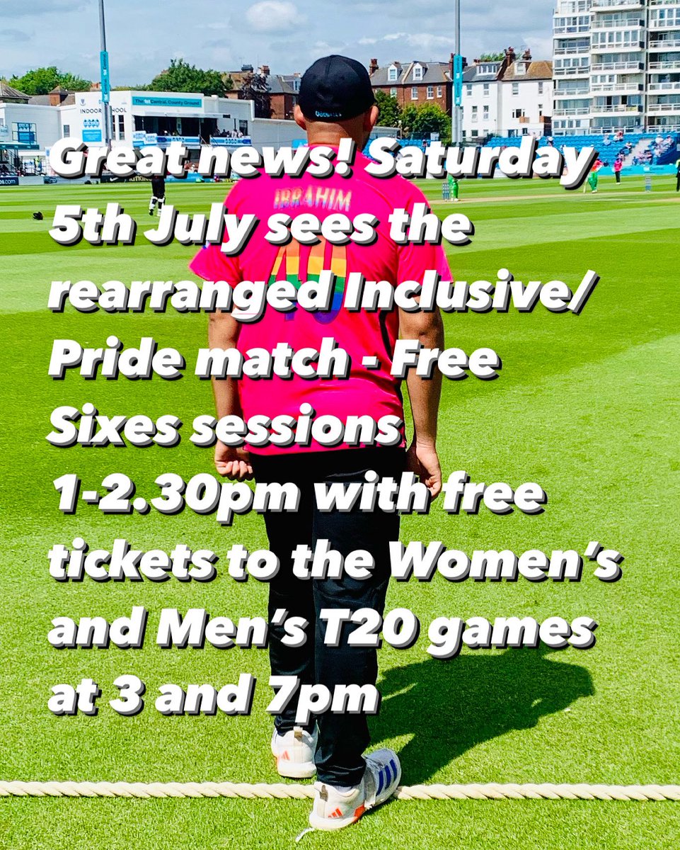 Here’s an update from our friends at Proud Sussex - a great introduction to the beautiful game! <a href="/SussexCCC/">Sussex Sharks 🦈</a> #proudsussex - should be an enjoyable day - are you in the area? Pop along!