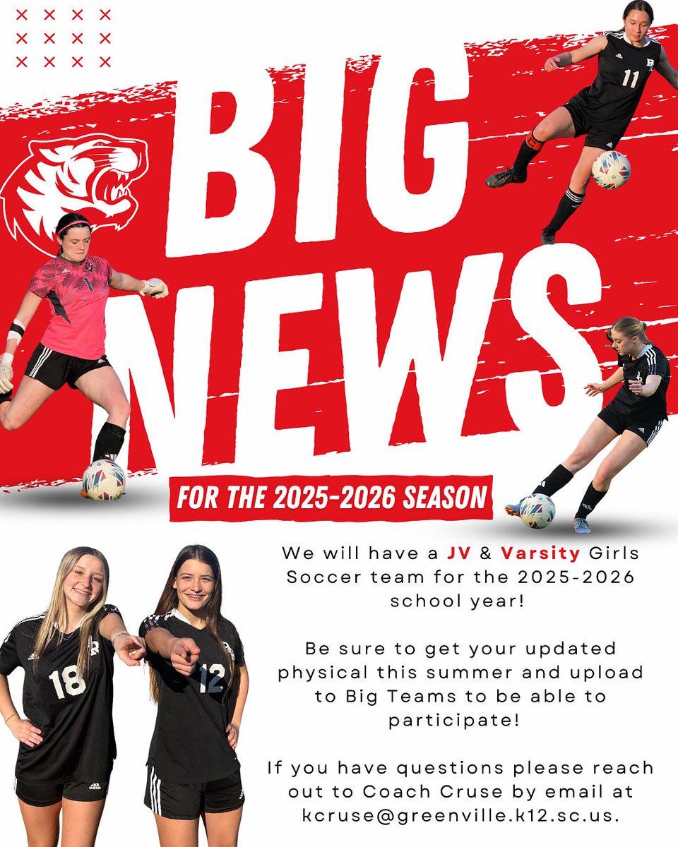 Blue Ridge High School (@brhstigers) on Twitter photo Last year our boys soccer team added JV for the first time in years and now our ladies plan to do the same, Go Tigers! #HearUsROAR <a href="/AshleyCWardlaw/">Ashley C. Wardlaw</a> Last year our boys soccer team added JV for the first time in years and now our ladies plan to do the same, Go Tigers! #HearUsROAR <a href="/AshleyCWardlaw/">Ashley C. Wardlaw</a>