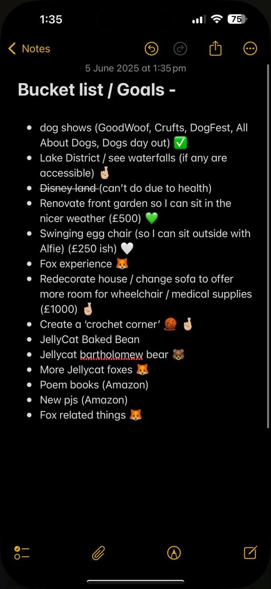 One of my close friends is nearing the end of her life. She’s posted a bucket list she would like to complete, so if anyone could RT this or donate I’d be so appreciative!

gofundme.com/f/eruun-advent…