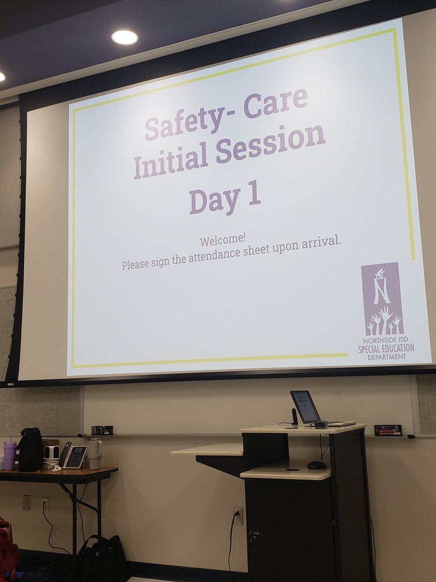 marquardt_nisd's tweet photo. T is for "Training."  Allie and I are attending the Safety-Care Initial Training Day 1
#SkyhawkPride
#SkyhawkSummer
#TrainingDay1 https://t.co/r0ASBVirB7