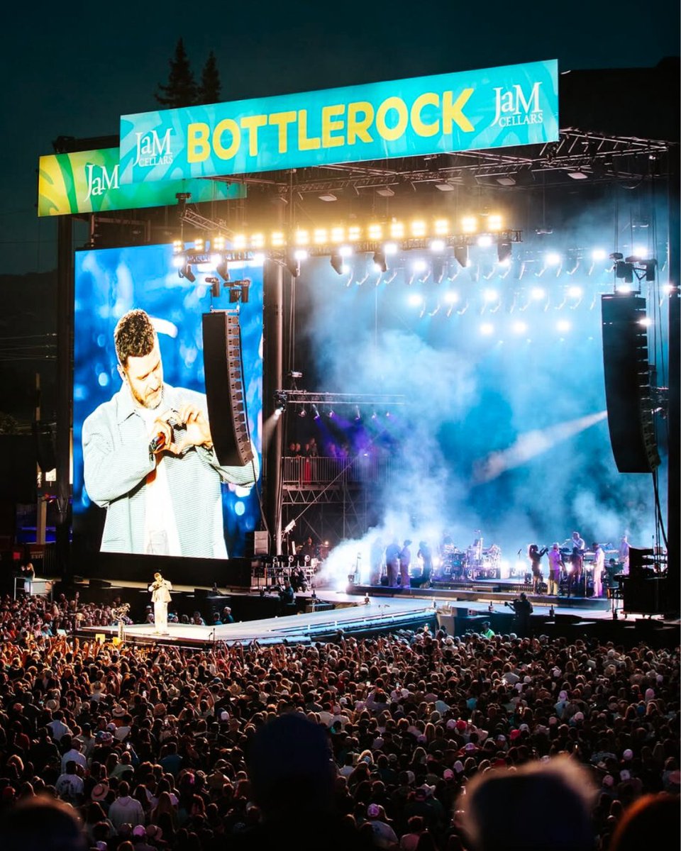 DelicatePro's tweet image. Another amazing year of unforgettable moments at BottleRock Napa.

#BottleRockNapa #NoahKahan #JustinTimberlake #CageTheElephant #FestivalProduction #LiveMusicProduction #TechLife