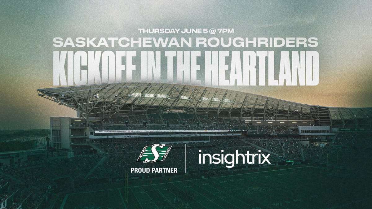 We’ve proudly supported <a href="/sskroughriders/">y - Saskatchewan Roughriders</a> since 2021 — helping Rider Nation roar louder through the power of research.

🏈 KICKOFF IN THE HEARTLAND: HOME OPENER!
📍 Mosaic Stadium
📅 TONIGHT | 🕖 7PM
🎟️ Riderville.com

This is our house. Let’s pack it.
#RiderNation