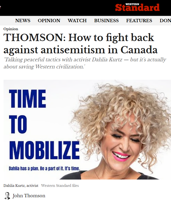 "Kurtz: Let me answer with a story. Last year in the Greater Toronto Area, Jewish people began removing mezuzahs from their doorposts. Women in hijabs were reportedly going door to door, taking photos of homes with mezuzahs and writing things on clipboards. 

Someone sent me a