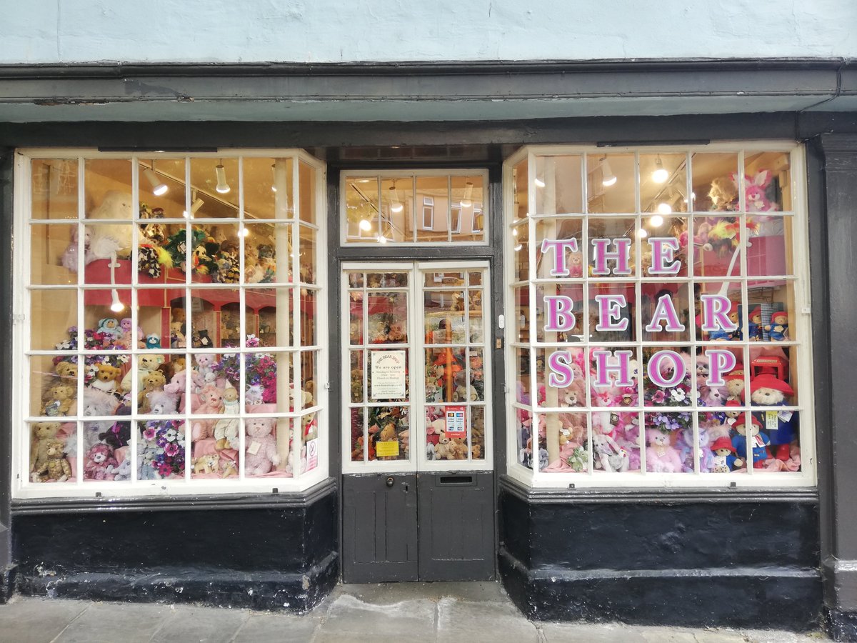 We looked in the window of the....
