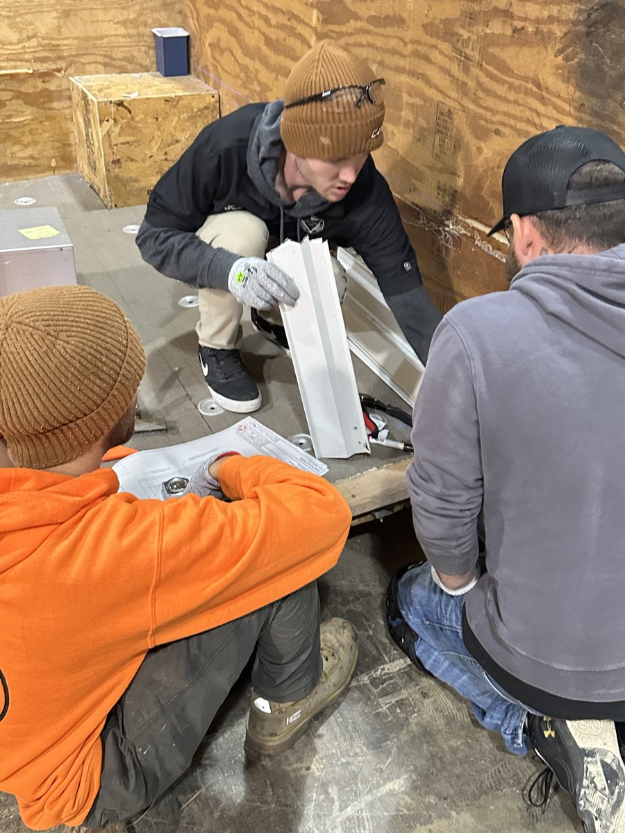 DCTaylorCo's tweet photo. From classroom instruction, simulations, and hand-on learning, to companywide bilingual tailgate meetings, we know that training isn't a one-and-done. At D. C. Taylor Co., the safety and wellbeing of our people is - and always will be - priority No.1️⃣!
 #NationalRoofingWeek2025 https://t.co/X9mUxdxlGu