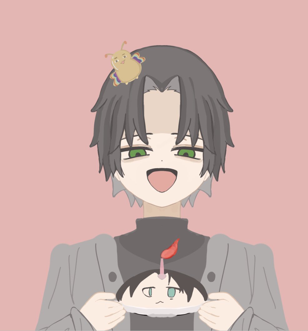 #無気ノ夢魔誕生祭2025
お誕生日おめでとうございます！
過去絵リメイク