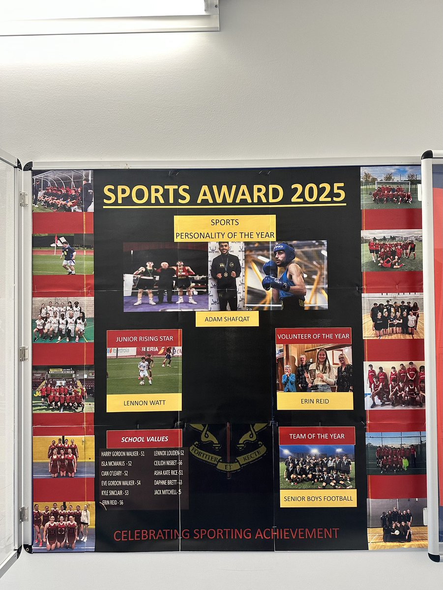 And what better way to celebrate this years success than on our new SPORTY Display 🖼️😍