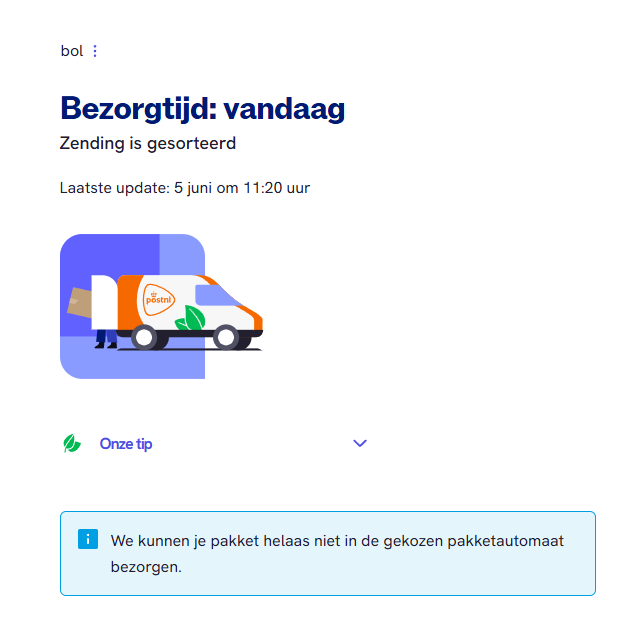 tha_earn's tweet photo. @PostNL Hey PostNL Ik weet niet wat bij jullie vandaag bezorgen betekend maar dat werkt dus voor geen meter. 
Ik laat het al standaard in een pakketpunt bezorgen dat ik niet thuis hoef te ziijn maar als jullie het dan nog niet eens voor elkaar krijgen om het optijd te krijgen! https://t.co/NIAQOL1tPC