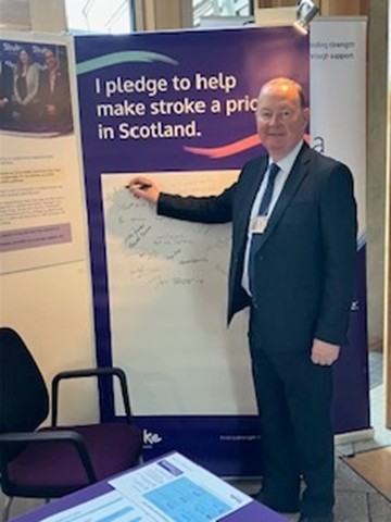 Michael Foley (@foleysascotland) on Twitter photo A pleasure to have <a href="/BillKiddSNP/">Bill Kidd SNP</a> visit our <a href="/StrokeScotland/">StrokeAssocScotland</a> exhibition stall at <a href="/ScotParl/">Scottish Parliament</a> this week. Thank you for signing our pledge board to making improvements to Scotland's stroke services a priority! A pleasure to have <a href="/BillKiddSNP/">Bill Kidd SNP</a> visit our <a href="/StrokeScotland/">StrokeAssocScotland</a> exhibition stall at <a href="/ScotParl/">Scottish Parliament</a> this week. Thank you for signing our pledge board to making improvements to Scotland's stroke services a priority!