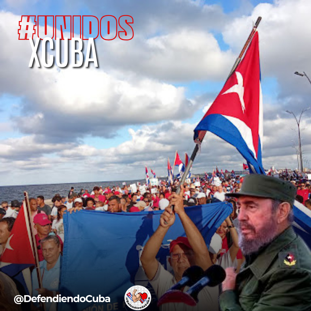 🖐️Cuba no se doblega. 
Frente a presiones y mentiras, respondemos con dignidad, trabajo y lealtad a nuestra historia. 

La Revolución se defiende con hechos.  
#DefendiendoCuba 🇨🇺💪❤️
#UnidosXCuba   
#PatriaOMuerte  VENCEREMOS...