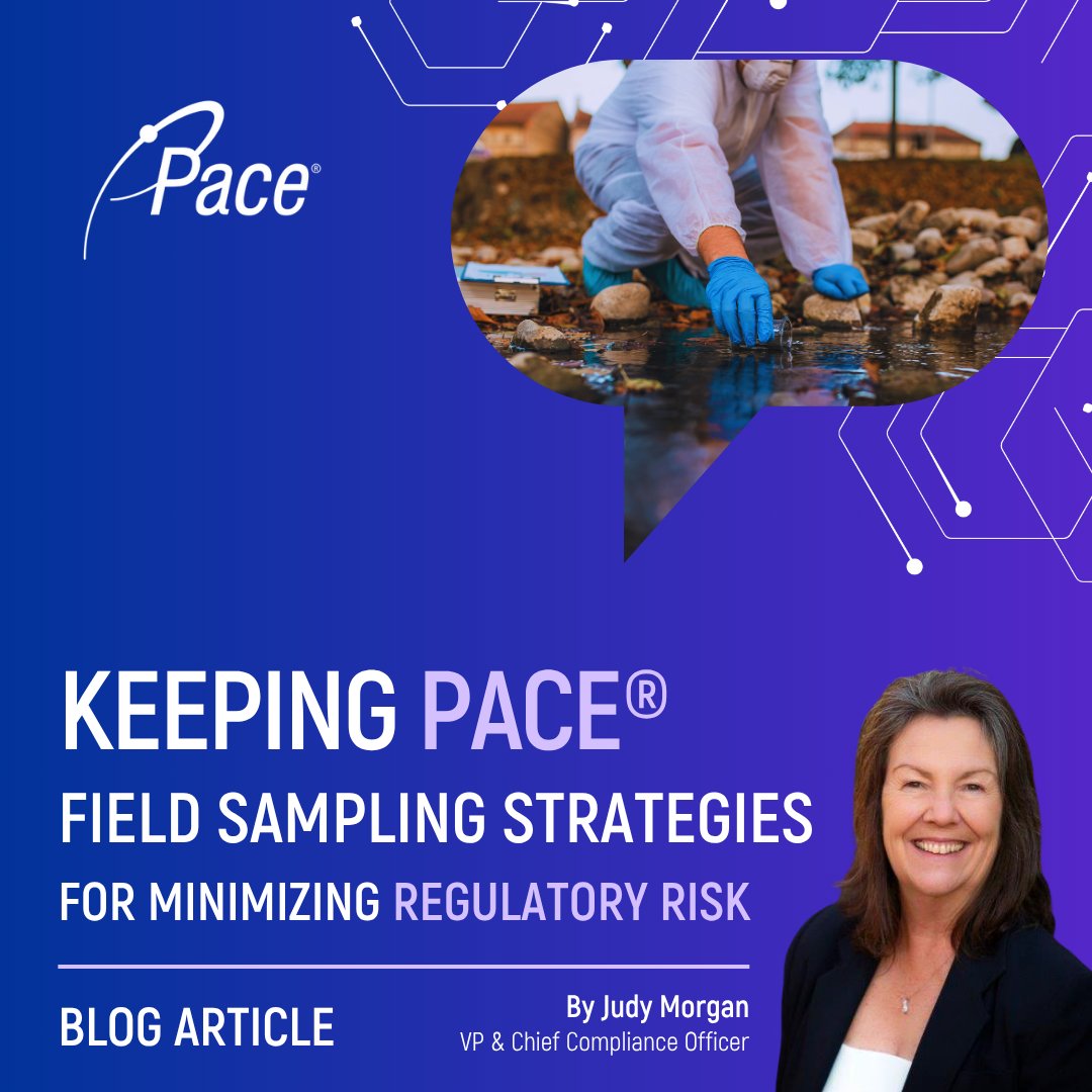 PaceLabs's tweet image. Minimizing regulatory risk starts with field sampling done right. Judy Morgan’s latest blog unpacks how to collect defensible data &amp;amp; navigate NEFAP, TNI, and #DOD QSM standards.
Read her practical tips 👉 ow.ly/ZmGa50W4V8H

#PaceLabs #PaceAnalytical